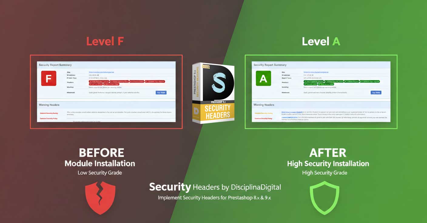 Módulo Prestashop 8.x - 9.x Security Headers